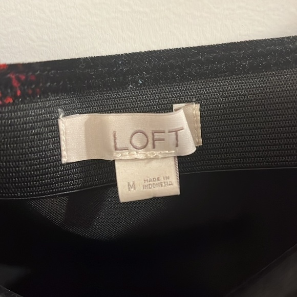 LOFT Velvet Midi Skirt - Picture 2 of 3